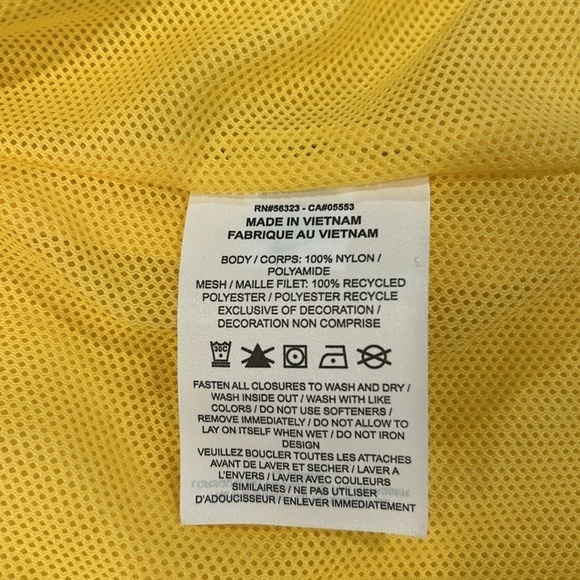 90’s Y2K Nike Full Zip Windbreaker Blue Yellow Pink Jacket Womens Size 2X - Picture 12 of 16